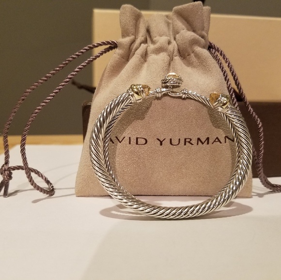 SOLD!! David Yurman Chatelaine, Cable Monganite Bracelets - Picture 4 of 8